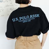 ブラック | 【U.S. POLO ASSN.】バックロゴTシャツ<夏服> | GeeRA