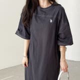【U.S. POLO ASSN.】配色ステッチTシャツワンピース 夏服 | GeeRA | 詳細画像29