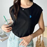 ブラック | 【U.S. POLO ASSN.】ノースリーブTシャツ | GeeRA