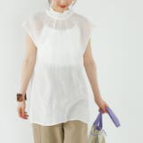 前後2WAYフレンチ袖ボウタイブラウス | GeeRA | 詳細画像10