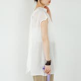 前後2WAYフレンチ袖ボウタイブラウス | GeeRA | 詳細画像11