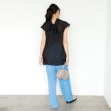 前後2WAYフレンチ袖ボウタイブラウス | GeeRA | 詳細画像14