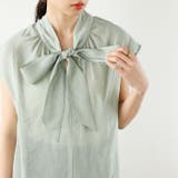 前後2WAYフレンチ袖ボウタイブラウス | GeeRA | 詳細画像6