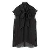 前後2WAYフレンチ袖ボウタイブラウス | GeeRA | 詳細画像22