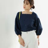 【セットアップ対応】タック袖ブラウス | GeeRA | 詳細画像11