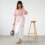 リネンタッチハイウエストタイトスカート | GeeRA | 詳細画像4