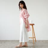 リネンタッチハイウエストタイトスカート | GeeRA | 詳細画像8