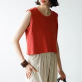 スナップボタンワッフルクロップドトップス | GeeRA | 詳細画像12