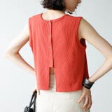 スナップボタンワッフルクロップドトップス | GeeRA | 詳細画像14