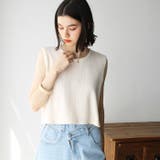 スナップボタンワッフルクロップドトップス | GeeRA | 詳細画像22