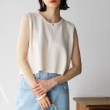 スナップボタンワッフルクロップドトップス | GeeRA | 詳細画像24