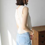 スナップボタンワッフルクロップドトップス | GeeRA | 詳細画像25