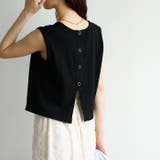 スナップボタンワッフルクロップドトップス | GeeRA | 詳細画像33