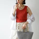 前後2wayスリットネックワッフルタンクトップ＜夏服＞ | GeeRA | 詳細画像20 