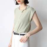 ツイストカットワークランダムテレコトップス<夏服> | GeeRA | 詳細画像9