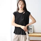 ツイストカットワークランダムテレコトップス<夏服> | GeeRA | 詳細画像15