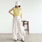 サイドカットアウトサス付ハイウエストパンツ | GeeRA | 詳細画像11