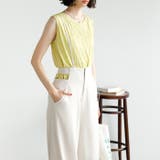 サイドカットアウトサス付ハイウエストパンツ | GeeRA | 詳細画像14