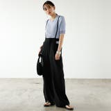 サイドカットアウトサス付ハイウエストパンツ | GeeRA | 詳細画像3