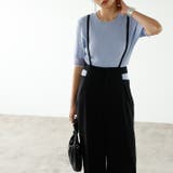 サイドカットアウトサス付ハイウエストパンツ | GeeRA | 詳細画像6