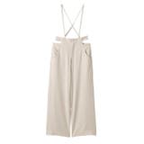 サイドカットアウトサス付ハイウエストパンツ | GeeRA | 詳細画像18