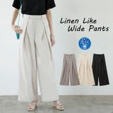 ハイウエストタックデザインスラックスパンツ | GeeRA | 詳細画像1