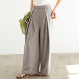 ハイウエストタックデザインスラックスパンツ | GeeRA | 詳細画像3