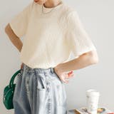 ふくれジャカードテクスチャーブラウス オフィスカジュアル | GeeRA | 詳細画像16 