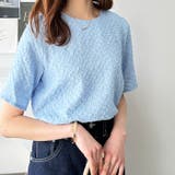 ふくれジャカードテクスチャーブラウス オフィスカジュアル | GeeRA | 詳細画像2 