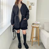 ドロスト付キルティングミドルコート | GeeRA | 詳細画像23