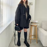 ドロスト付キルティングミドルコート | GeeRA | 詳細画像24