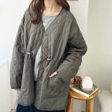 ドロスト付キルティングミドルコート | GeeRA | 詳細画像33