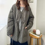 ドロスト付キルティングミドルコート | GeeRA | 詳細画像34