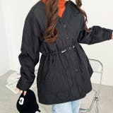 ドロスト付キルティングミドルコート | GeeRA | 詳細画像14