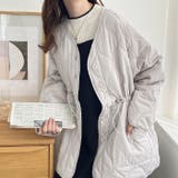 ドロスト付キルティングミドルコート | GeeRA | 詳細画像10