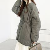 ドロスト付キルティングミドルコート | GeeRA | 詳細画像25