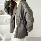 ドロスト付キルティングミドルコート | GeeRA | 詳細画像28