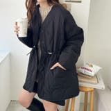 ドロスト付キルティングミドルコート | GeeRA | 詳細画像20