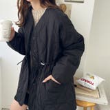 ドロスト付キルティングミドルコート | GeeRA | 詳細画像19