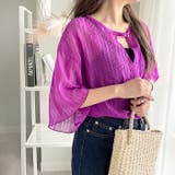 前後2WAYシアーTシャツブラウス | GeeRA | 詳細画像17