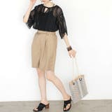 前後2WAYシアーTシャツブラウス | GeeRA | 詳細画像2