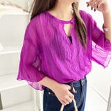 前後2WAYシアーTシャツブラウス | GeeRA | 詳細画像16