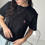 ブラック | 【U.S. POLO ASSN.】ショート丈Tシャツ | GeeRA