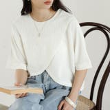 アイボリー | 前後２ＷＡＹカシュクールトップス | GeeRA