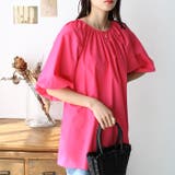 パフスリーブギャザーブラウス | GeeRA | 詳細画像11