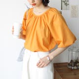 パフスリーブギャザーブラウス | GeeRA | 詳細画像15