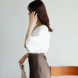 パフスリーブギャザーブラウス | GeeRA | 詳細画像3