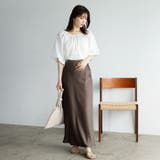 パフスリーブギャザーブラウス | GeeRA | 詳細画像4