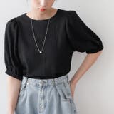 バルーンスリーブジャカードカットソー | GeeRA | 詳細画像12 