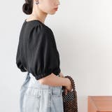 バルーンスリーブジャカードカットソー | GeeRA | 詳細画像14 